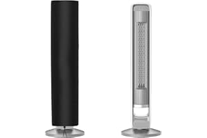 QCWN Tower Fan Cover,Fan Cover For Bedroom Home Room Office,Oscillating Fan Cover,Heavy Duty Standing Cooling Floor Fan Cover,Stand Up Floor Fans Cover,Waterproof Electric Stand Fan Cover.Cover Only.