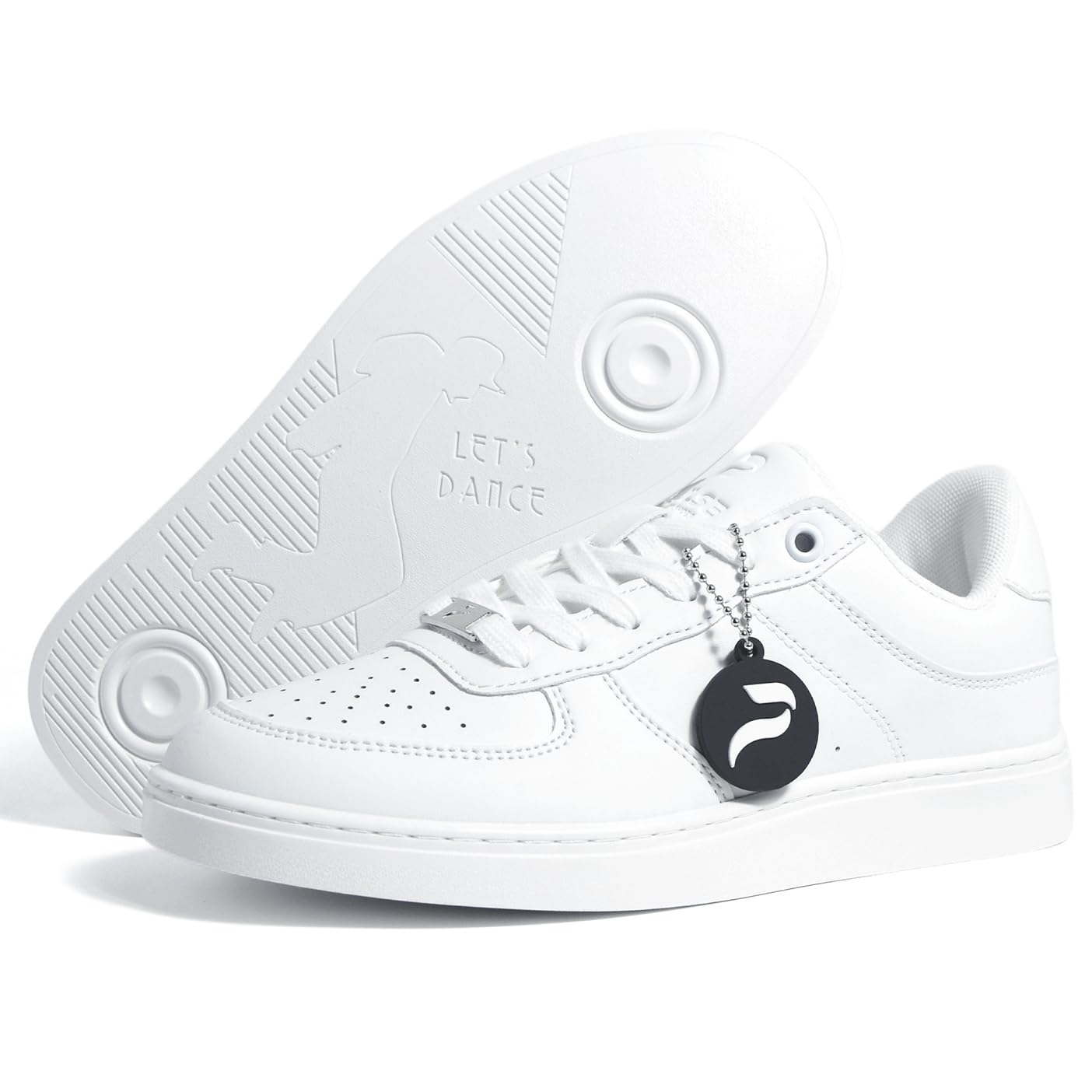 Photo 1 of Unisex Dance Sneakers Spin Sole Comfortable Men's and Women's Dance Shoes for Latin Dancing Bachata Salsa Line Dancing Swing Shuffling Hip Hop