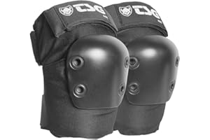 TSG Elbowpad Ace Protective Pads, Hardshell, EVA Foam, PE Elbow Cap, Tear Resistant Nylon, 360 Degree Wrap Strap, Pre Shaped, Horseshoe, Slip On, Pull Over, Skating, Downhill, Black