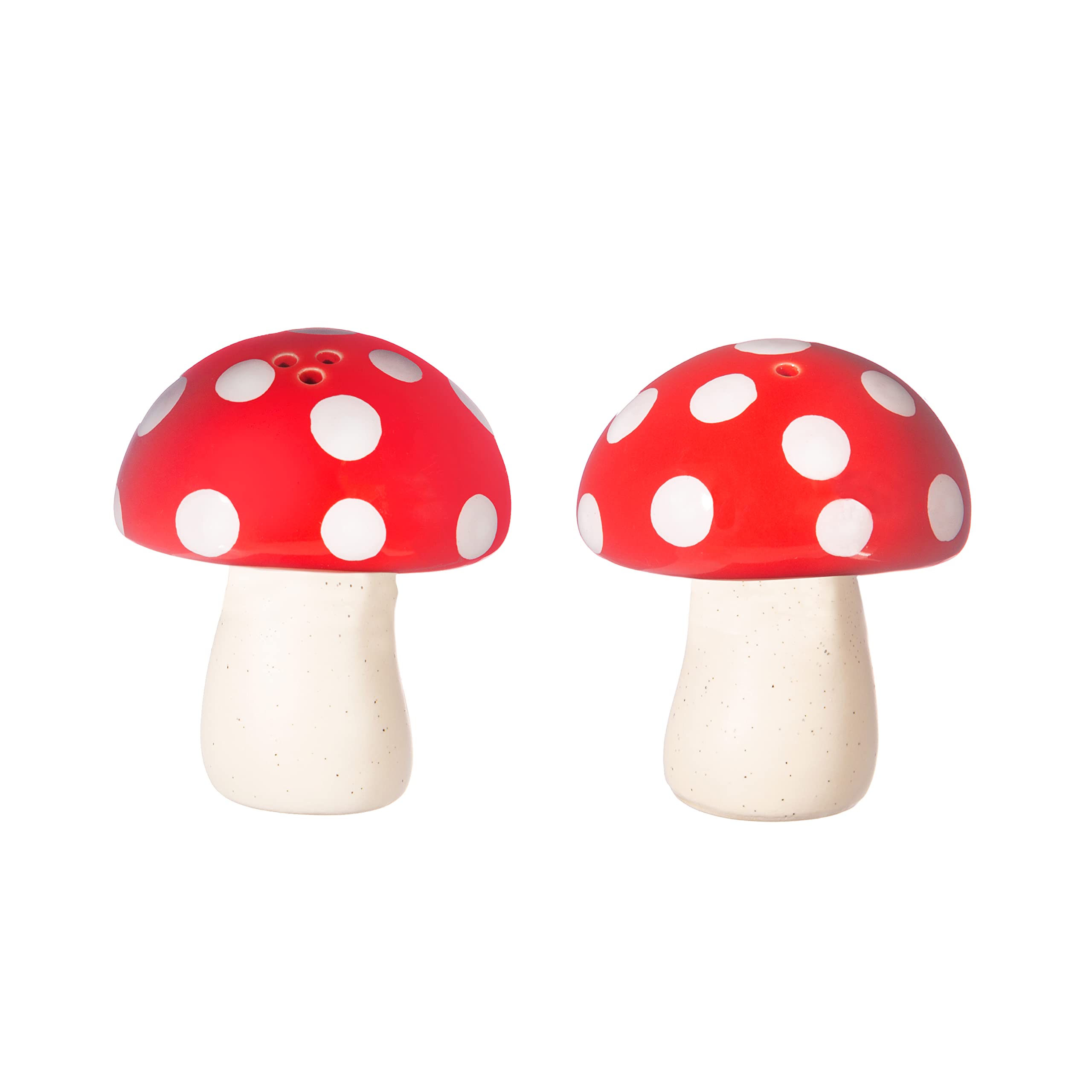 Sass & Belle Red Mushroom Salt and Pepper Set