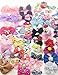 70Pack Sc0nni Hair Clips Barrettes with Bows Designed For Baby,Toddler,and Young Girls-Variety Styles