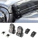 ZTYCLI フロントフード ラッチ ジープ ラングラー（Jeep Wrangler）JL 2018 2019 キャッチ キット (ロック付き)