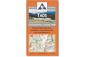 Outdoor Trail Maps Taos Wilderness Areas - New Mexico Hiking (2023)