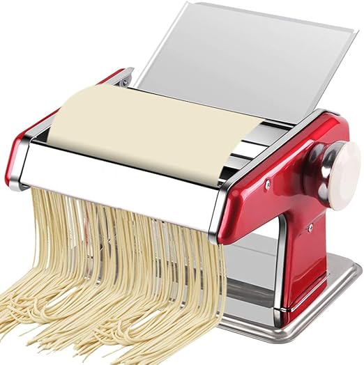 Pasta Maker Machine 6 Thicknesses Adjustable Stainless Steel Manual