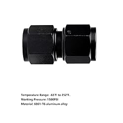 Ucreative 8AN Female to 8AN Female Straight Swivel