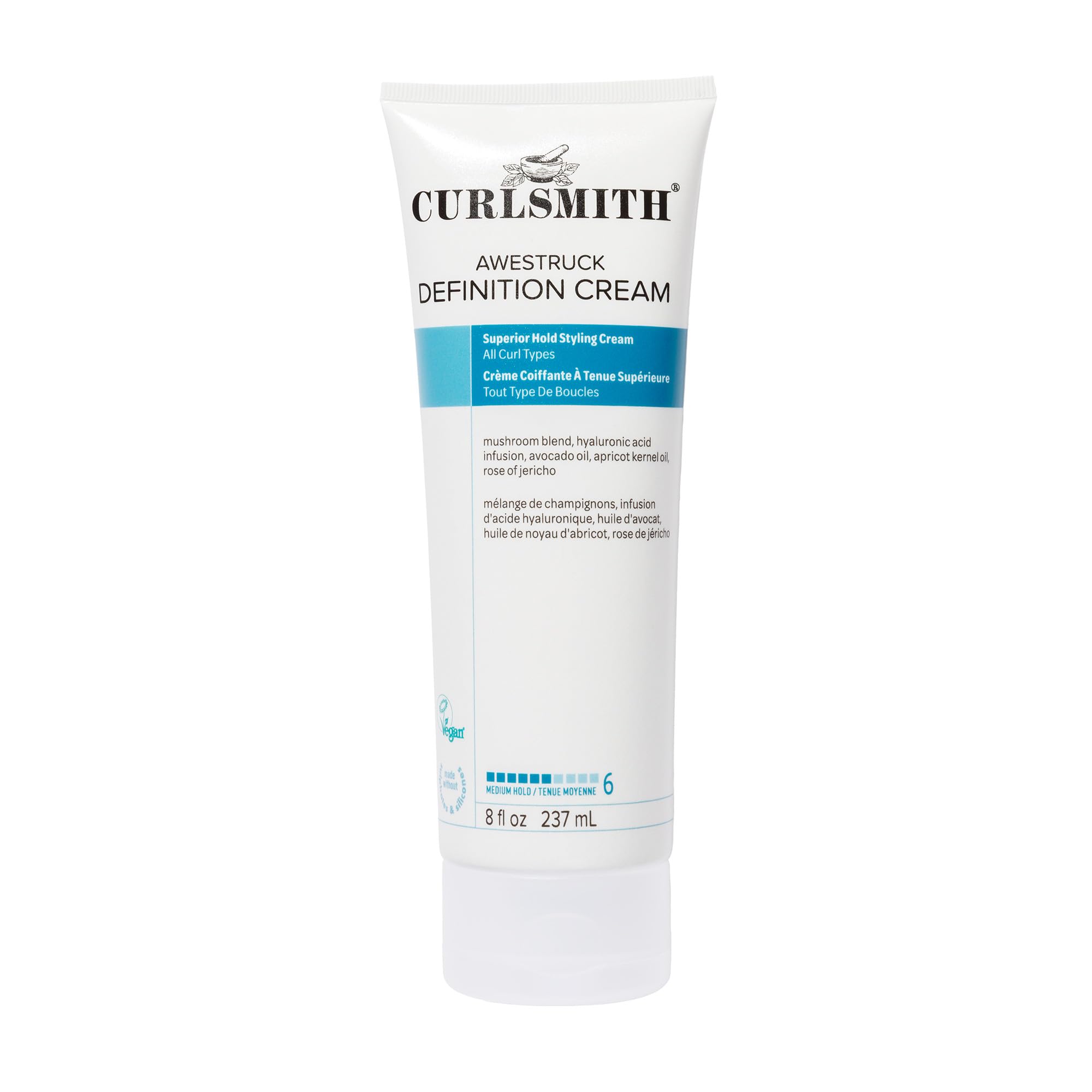 Photo 1 of CURLSMITH Awestruck Definition Cream - Superior Hold Styling Cream, Deep Hydration and Frizz Reduction (8 oz)