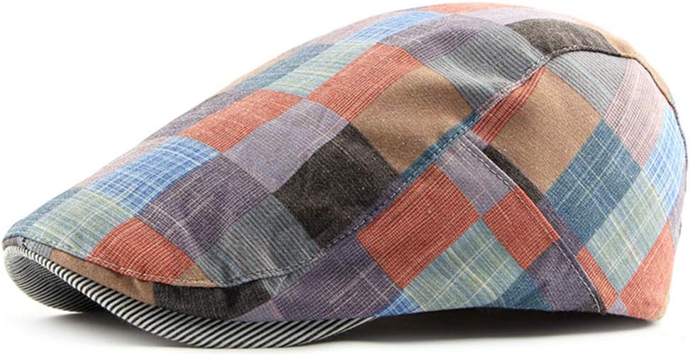 PanPacSightMen's Newsboy Gatsby Hat Vintage Beret Flat Ivy Cabbie Driving Hunting Cap for Father,News Boy Cap for Gentle