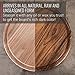 Made in USA Walnut Cutting Board by Virginia Boys Kitchens - Butcher Block made from Sustainable Hardwood (Round - 10.5)