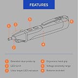 Martindale NC2 Non-contact Voltage Tester Yellow 200V-1000V AC Audible LED view 6