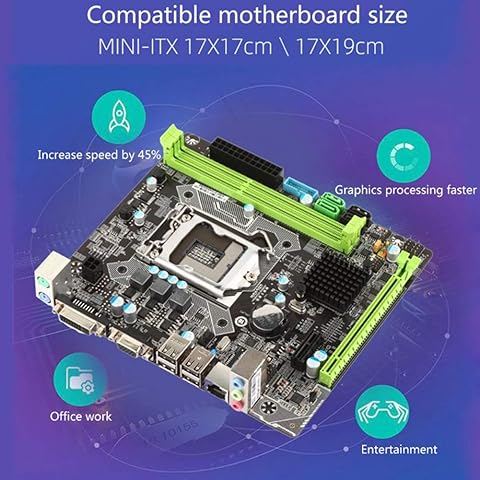 Caja De La Computadora Mini ITX HTPC Chasis del Juego, SECC + Caja De Metal del PC De Sobremesa del Recinto