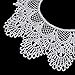 1pc Embroidery Round Ripple Neck African Lace Fabric Collar,DIY Handmade Lace Fabrics for Sewing Supplies Crafts