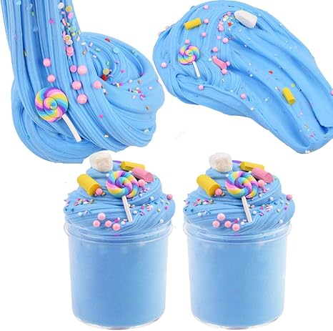 cotton candy slime toy