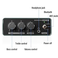 MANAYO Bluetooth Phono Turntable Preamp, Phonograph