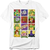 Popfunk Teenage Mutant Ninja Turtles Chracter Squares Unisex Adult T Shirt