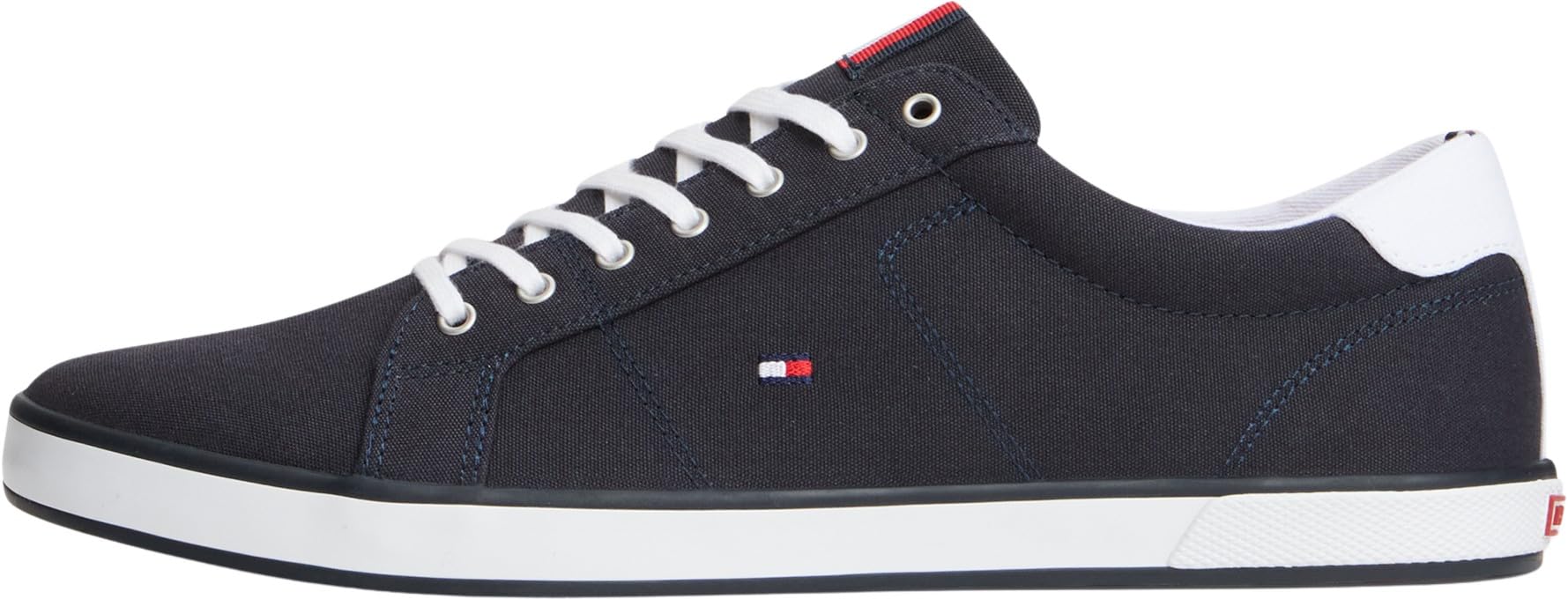 Tommy Hilfiger Men’s Vulcanised Trainers, Blue (Midnight), 10