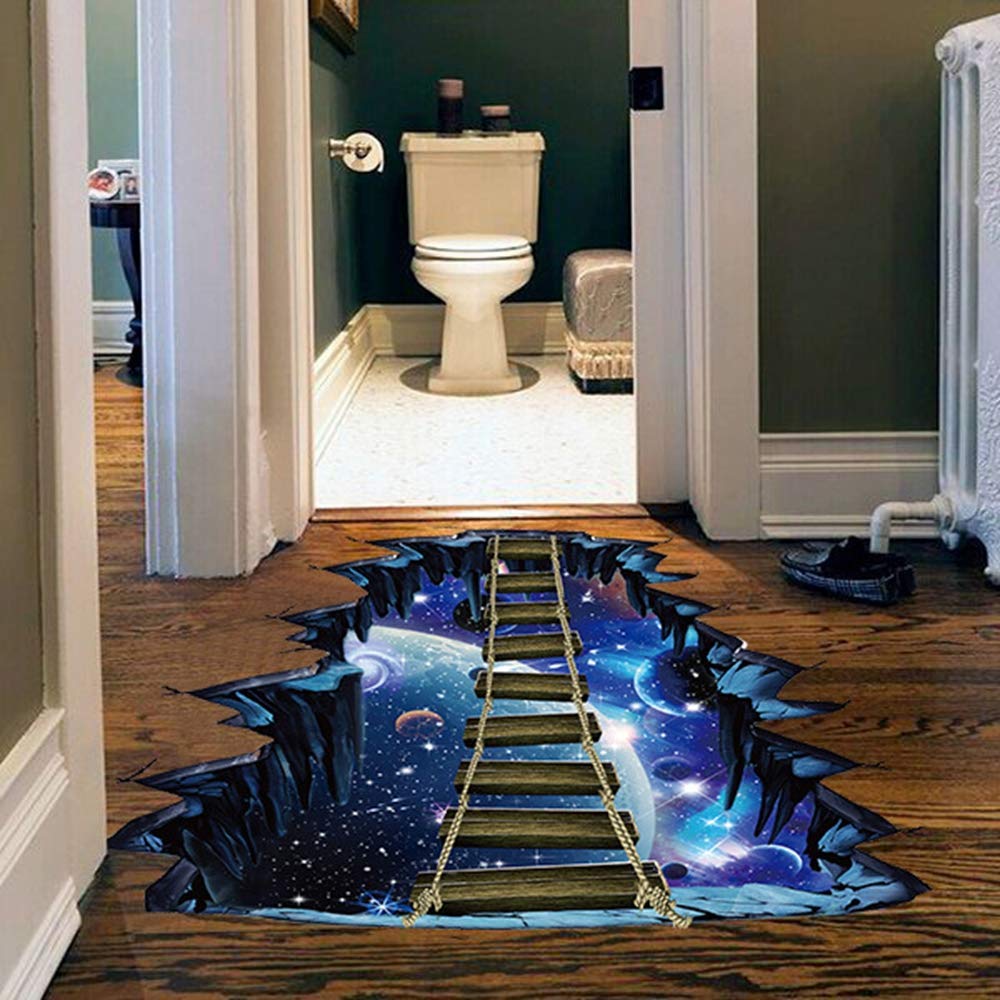 4 Decoracion Infantil Junmaono Cielo Puente Pegatina De Pared Pvc