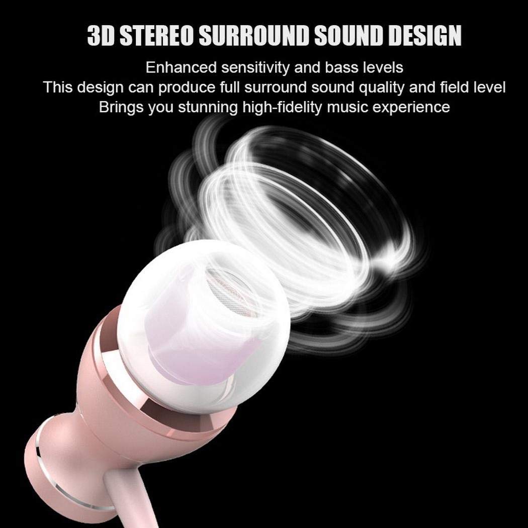 Chiak Fashion 3.5 mm Metal in-Ear Earphones with Microphone Wire Control General Earplugs Virtual Reality Headsets