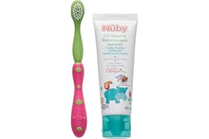 Nuby Citroganix Toddler Toothpaste with Toothbrush