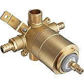 PROFLO PF4001PLS 4001 Series Pressure Balanced PEX Ceramic Tub and Shower Valve without Stops (1/2" Connection) - N/A