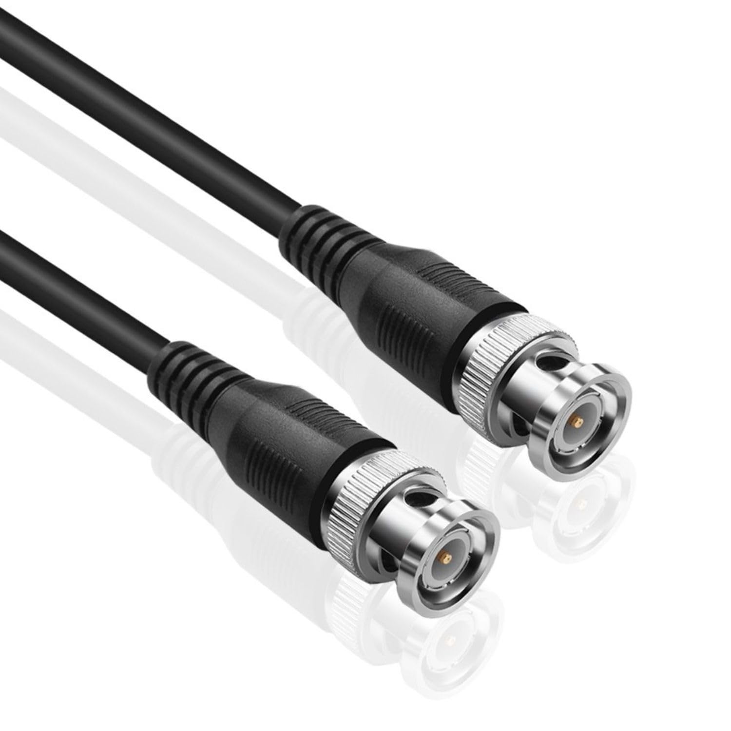 TNP Products 3FT Coaxial Cable, BNC Male to Male, HD SDI, Heavy Shielding, 75 Ohm, Compatible with Camera, Monitor, CCTV, Testing Equipment