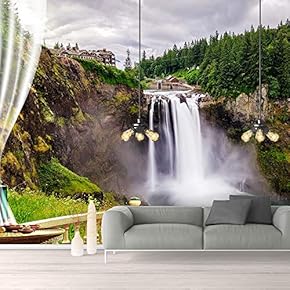 Wall Murals for Bedroom Great View from Balcony Removable Wallpaper Peel and Stick Wall Stickers - 66x96 inches