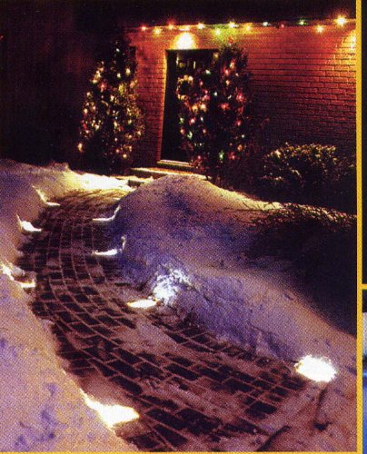 Kerr Lighting 12 vt BC Paver Light - 4 1/2" x 9" for Walk, Patio, Driveway, & Pool Deck Installation , 8 Pack Installation Kit