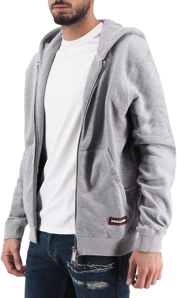Grey dsquared hoodie Clearance