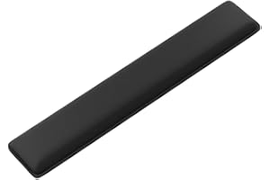 Faluber Cooling Gel Wrist Rest, 17.3-inch Length for Full-Sized Keyboard, Memory Foam Palm Rest with Non-Slip Footpad, Ergonomic Design, Stain Resistant, PC Accessory Gaming Gear (Large-Full Size)