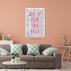 Retro Newspaper Posters for Room Aesthetic Pink