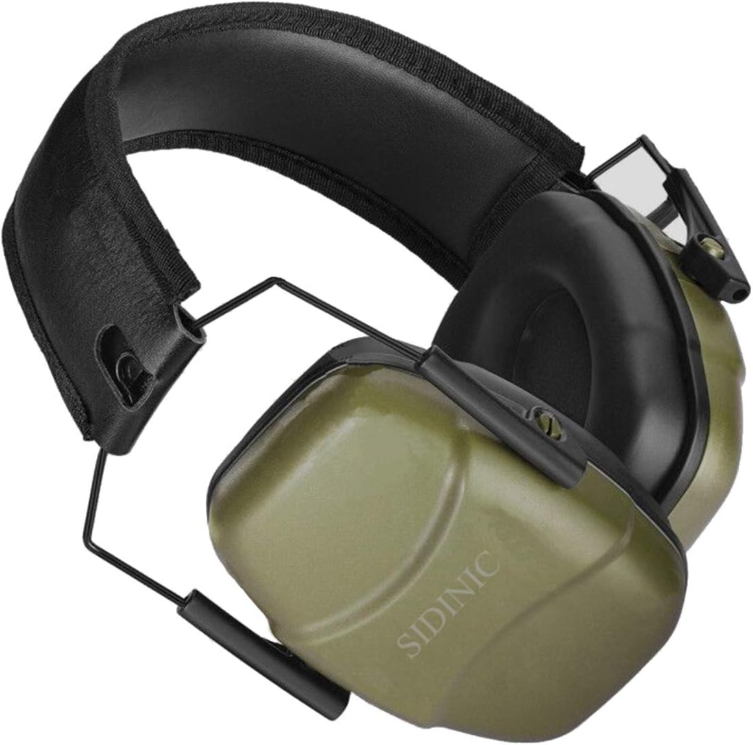 GUCHO 34 dB NRR Noise Reduction Safety Shooting Ear Muffs, Shooters Hearing Protection Adjustable Ear Muffs, Professional Ear Defenders for Shooting Hunting Fits Adults to Kids : Clothing