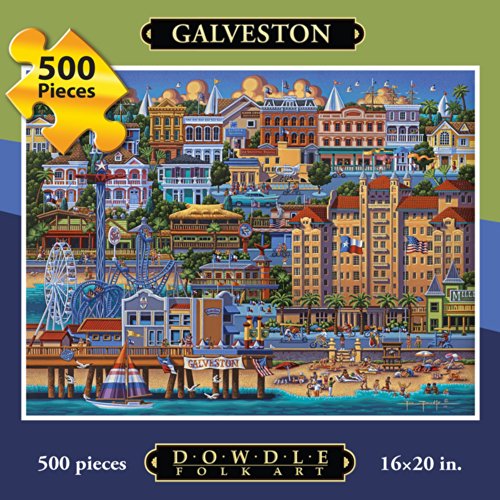 Jigsaw Puzzle - Galveston 500 Pc By Dowdle Folk Art