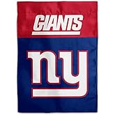 NFL New York Giants 2-Sided Home/Yard Flag (13" x 18"), Blue,