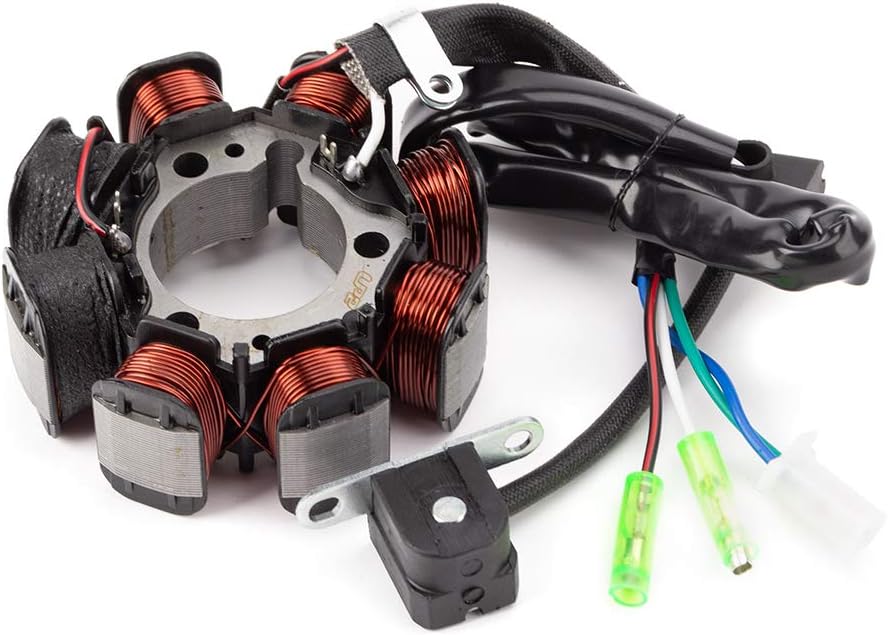 Bjmoto Stator Coil Ignition forHonda 31120-HB9-741 HA2-671 004 TRX250R FourTrax 250 2x4 1986-1989 ATC250R 1985-1986 Magneto Generator Engine