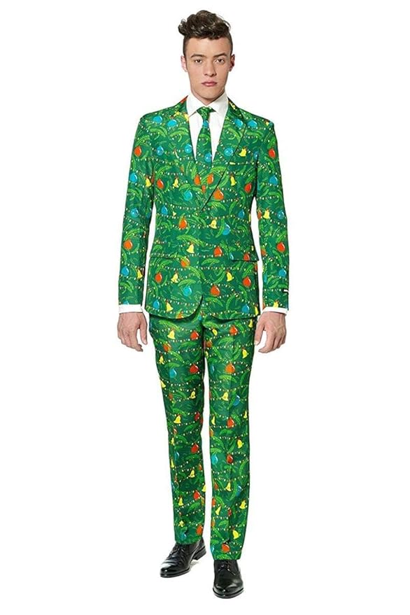 Green Christmas Tree Men's Christmas Costume Suit Medium Amazon.ca