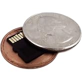 US Mint Quarter - Micro SD Card Covert Coin - Secret Compartment US Quarter