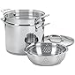 Cuisinart 77-412 Chef's Classic Stainless 4-Piece 12-Quart Pasta/Steamer Set,Stainless Steel
