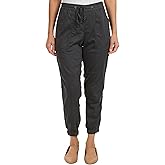 Unionbay Womens Soft Stretch Sateen Drawcord JoggerPants