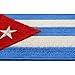 Cuba Flag Embroidered Patch Cuban Iron On Sew On National Emblem
