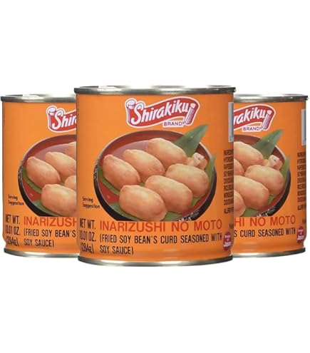 Amazon.com : Hime Seasoned Fried Bean Curd (Inarizushi-No-Moto