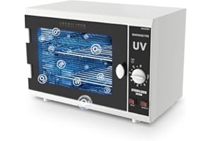 STATERIVER UV Sterilizer Cabinet. Dual Lamp Ultraviolet Disinfection Cabinet with Timer Setting, Suitable for Sterilization and Disinfection of Various Items