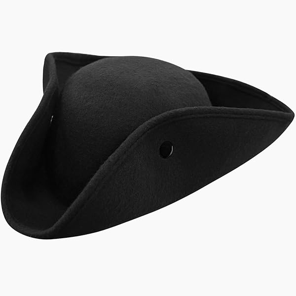 Amazon.com: Bristol Novelty BH653 Pirate Tricorn | Wool Felt | 1