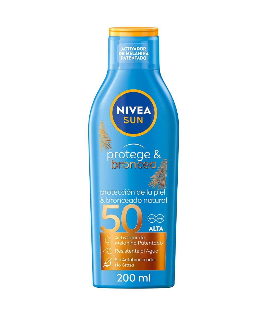 Nivea Sun Protect and Tan Milk with SPF 50 200 ml