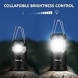 Lepro Camping Lantern Collapsible Battery Powered Portable Tent Light Pack of 2 view 5