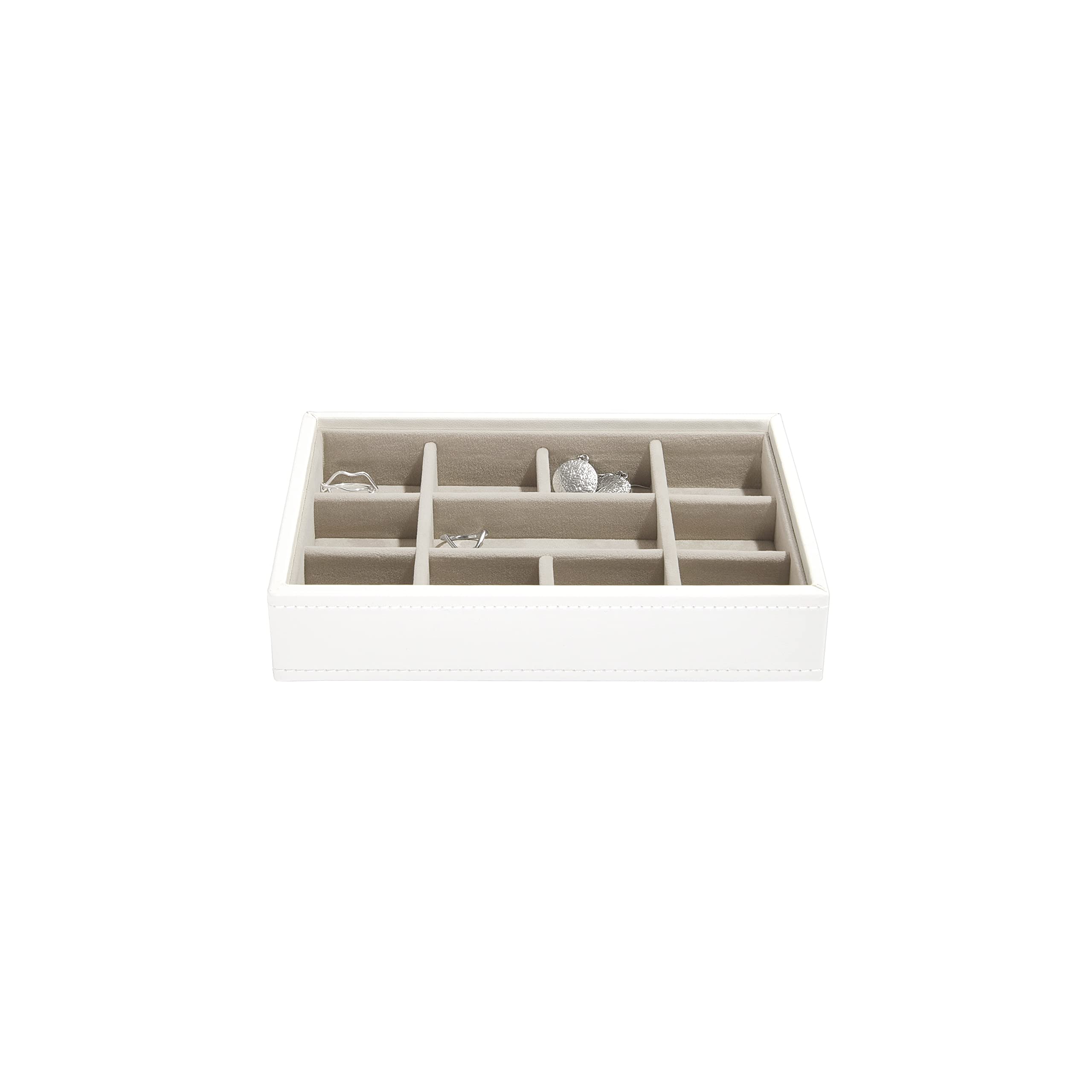Stackers White Mini Jewellery Box Trinkets Layer