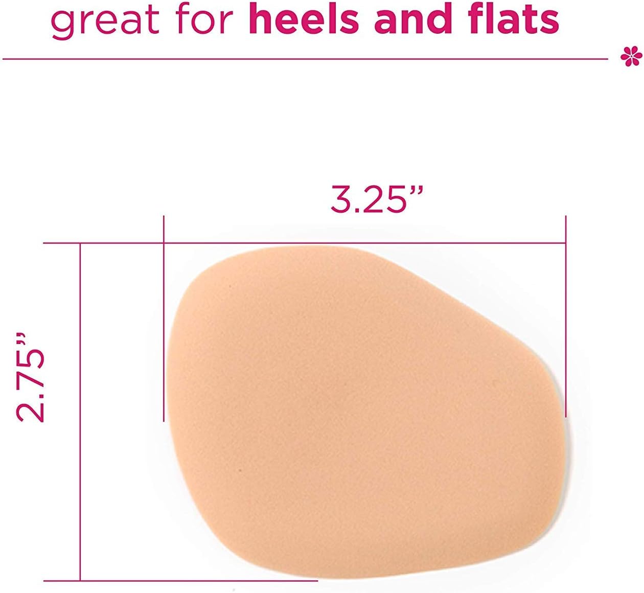 Foot Petals Fancy Feet Ball-of-Foot Cushions - Cushioned Ball of Foot Inserts for High Heels and Other Uncomfortable Shoes: Shoes