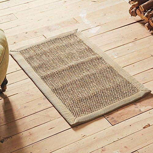 Modern Home Entrance Hall Sisal Carpet/Nordic Simple Pure Color Straw Mat-B 50x80cm(20x31inch)