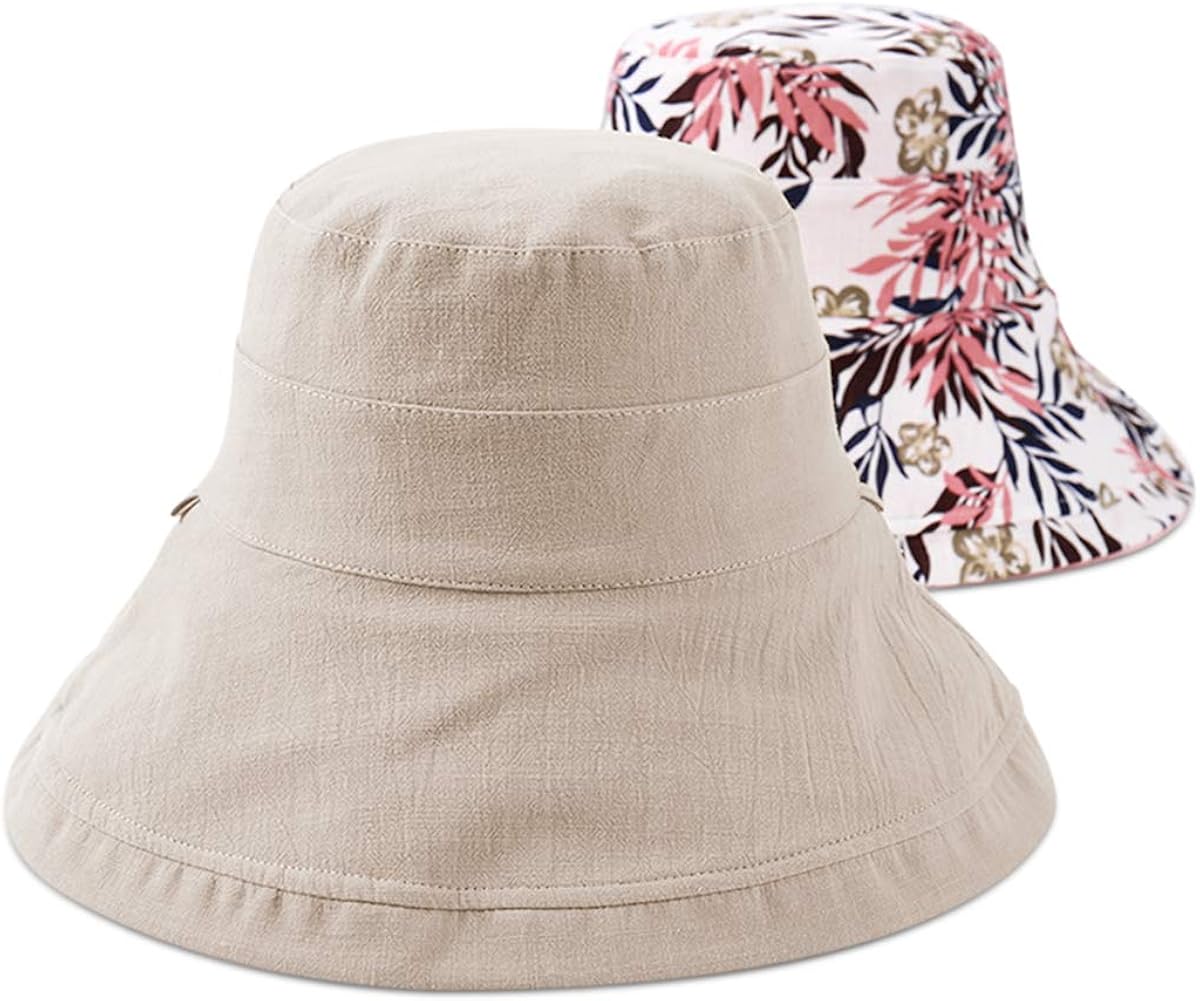 Faltbarer Sonnenhut Mit UV-Schutz 50+ - Leichter Sommerhut Für Damen Mit Kinnriemen