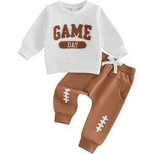 Toddler Baby Boy Fall Winter Clothes Crewneck Sweatshirt and Pants Outfits | Toddler Baby Boy Fall Winter Outfits Crewneck Sw