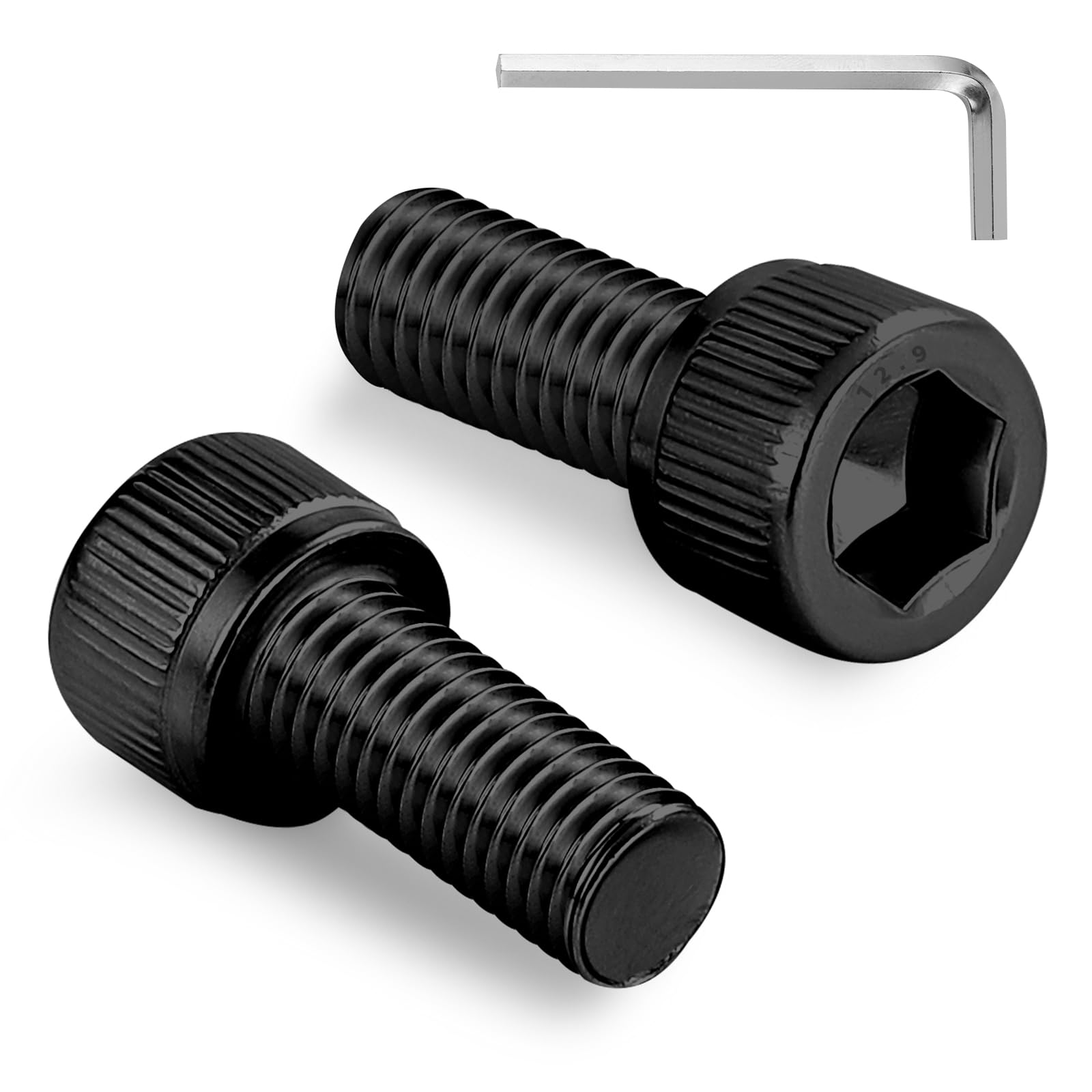 BNUOK 120pcs M3 x 8mm Hex Socket Head Cap Screws