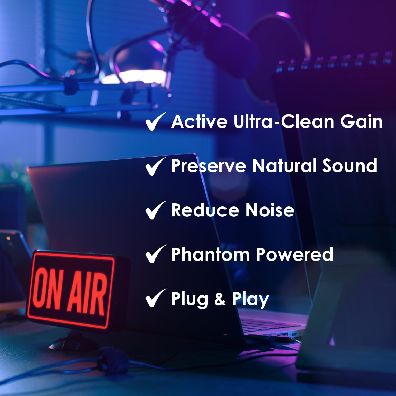 Cloud Microphones Cloudlifter CL-1 Mic Activator - Ultra-Clean Microphone Preamp Gain - USA Made
